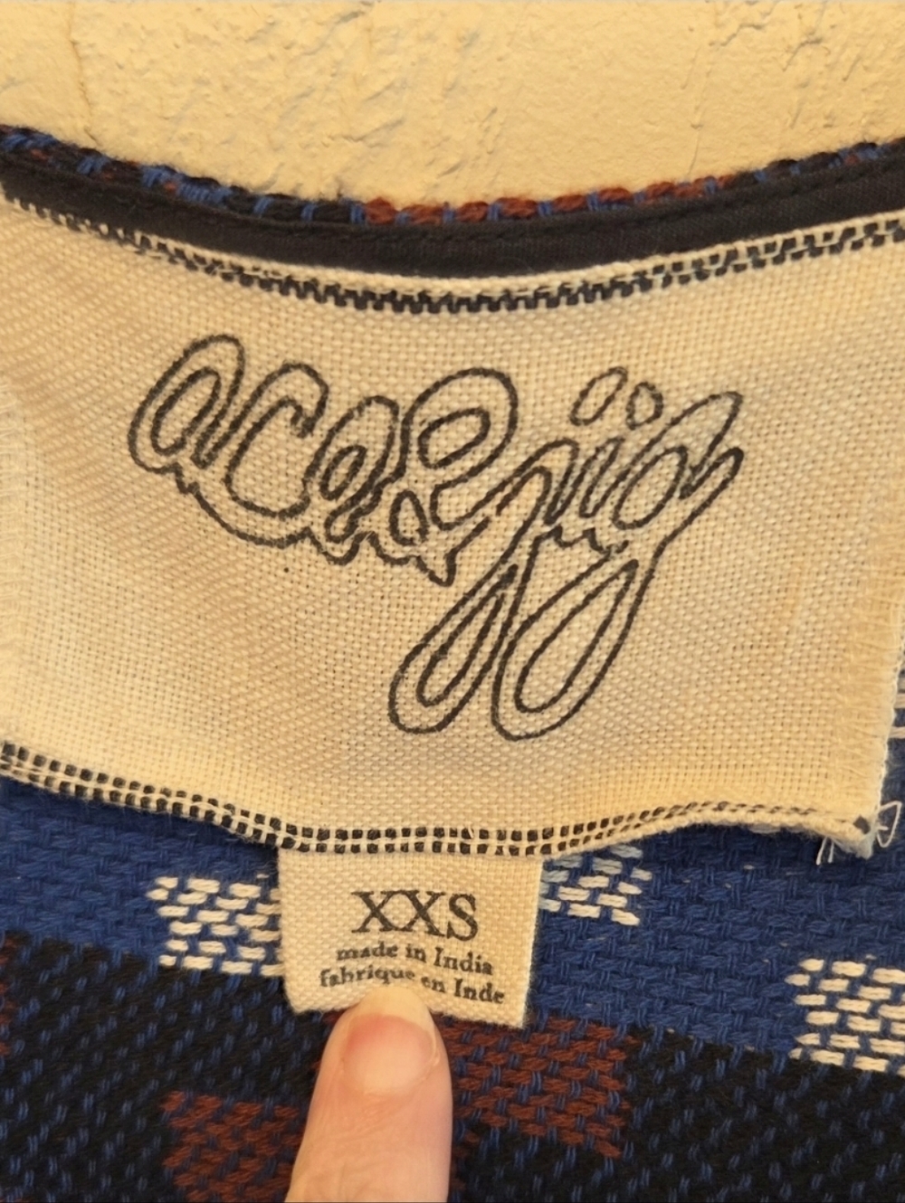 Ace & Jig Puzzle Anchor Tee XXS - Picture 3 of 6